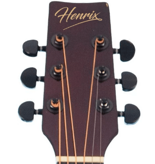 Henrix 38C Cutaway Acoustic Guitar Review of Tuners
